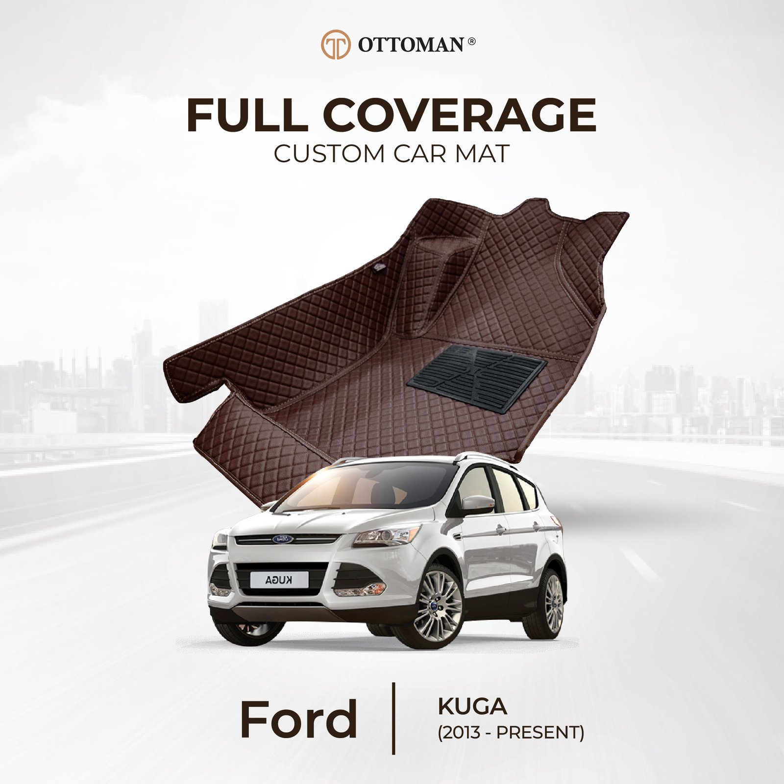 FORD-10.jpg Ford Kuga (2013-Present) Ottoman Car Mat - Image 1