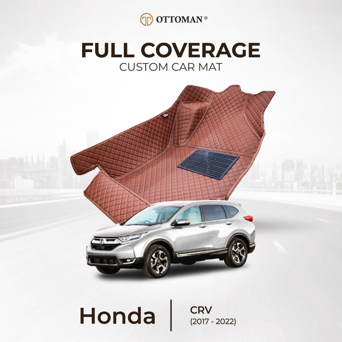 Honda CRV (2017-2022) Ottoman Car Mat - Image 1