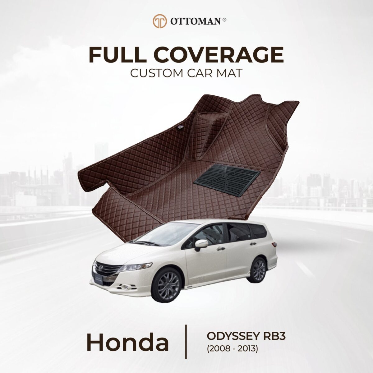 Honda Odyssey RB3/RB4 (2008-2013) Ottoman Car Mat - Image 1
