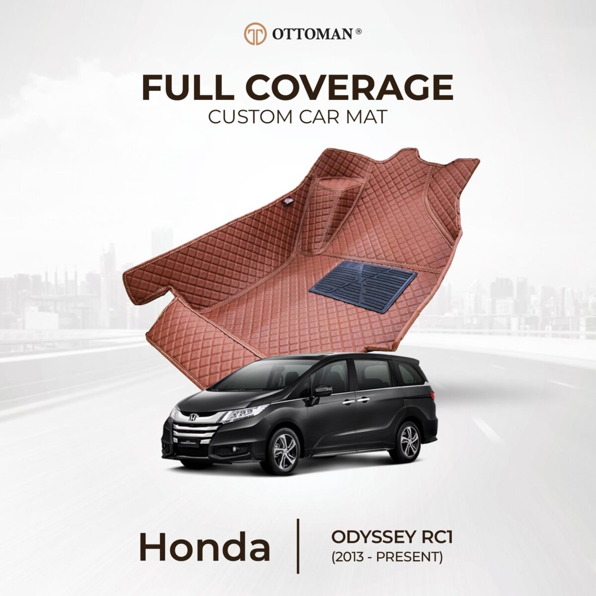Honda Odyssey RC1 (2013-Present) Ottoman Car Mat - Image 1