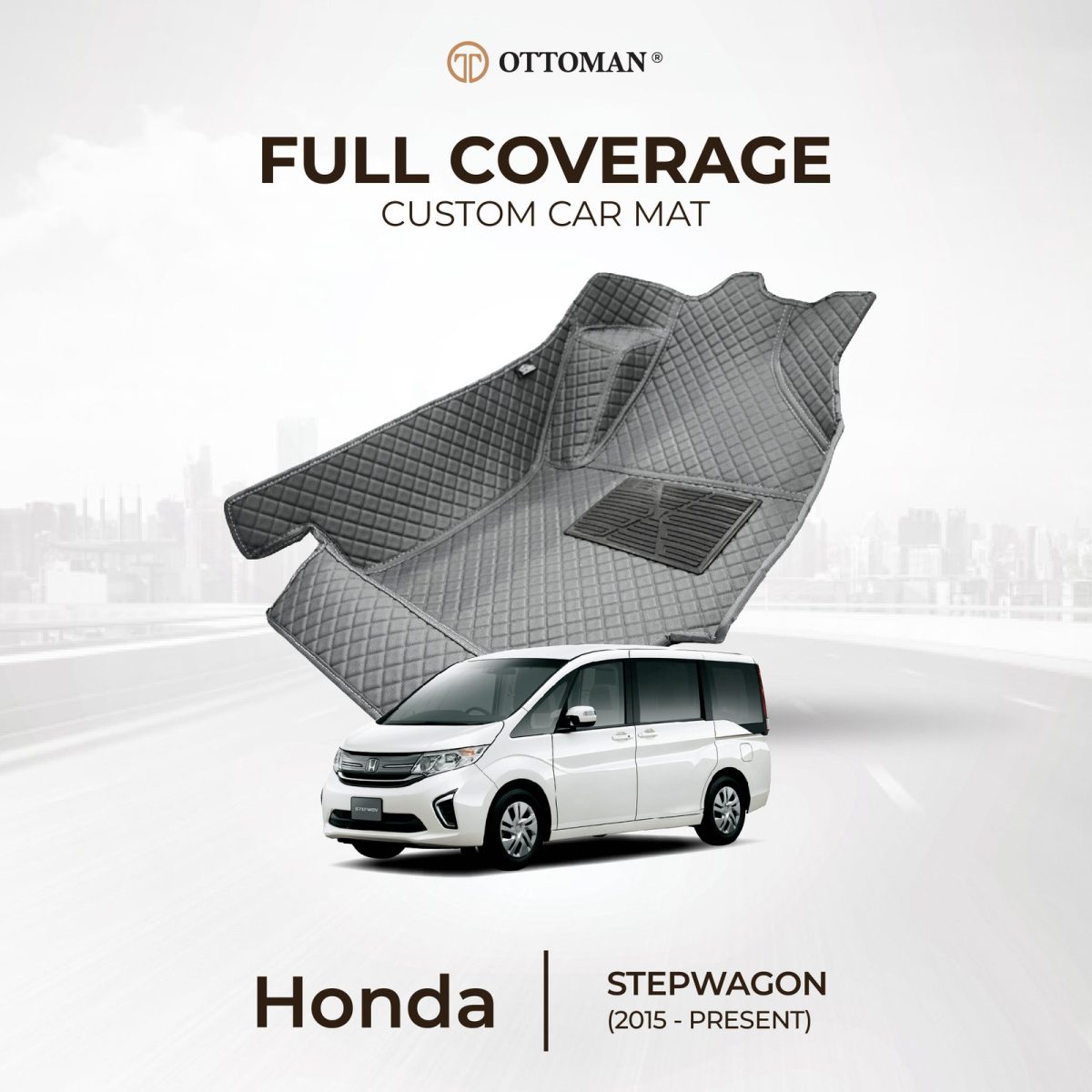 Honda Stepwagon (2015-Present) Ottoman Car Mat - Image 1
