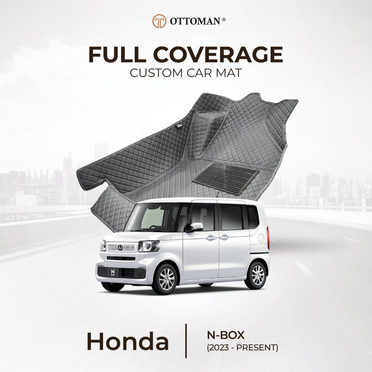Honda N-Box (2023-Present) Ottoman Car Mat - Image 1