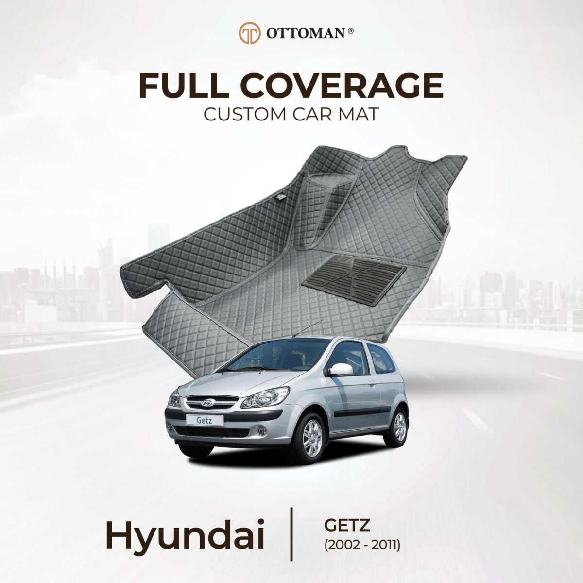Hyundai Getz (2002-2011) Ottoman Car Mat - Image 1