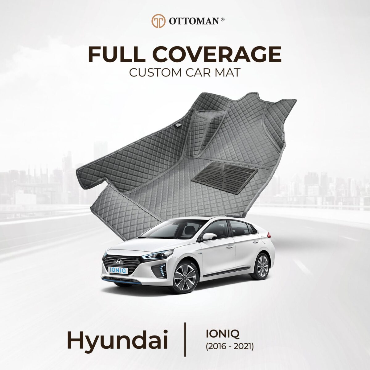Hyundai Ioniq (2016-2021) Ottoman Car Mat - Image 1