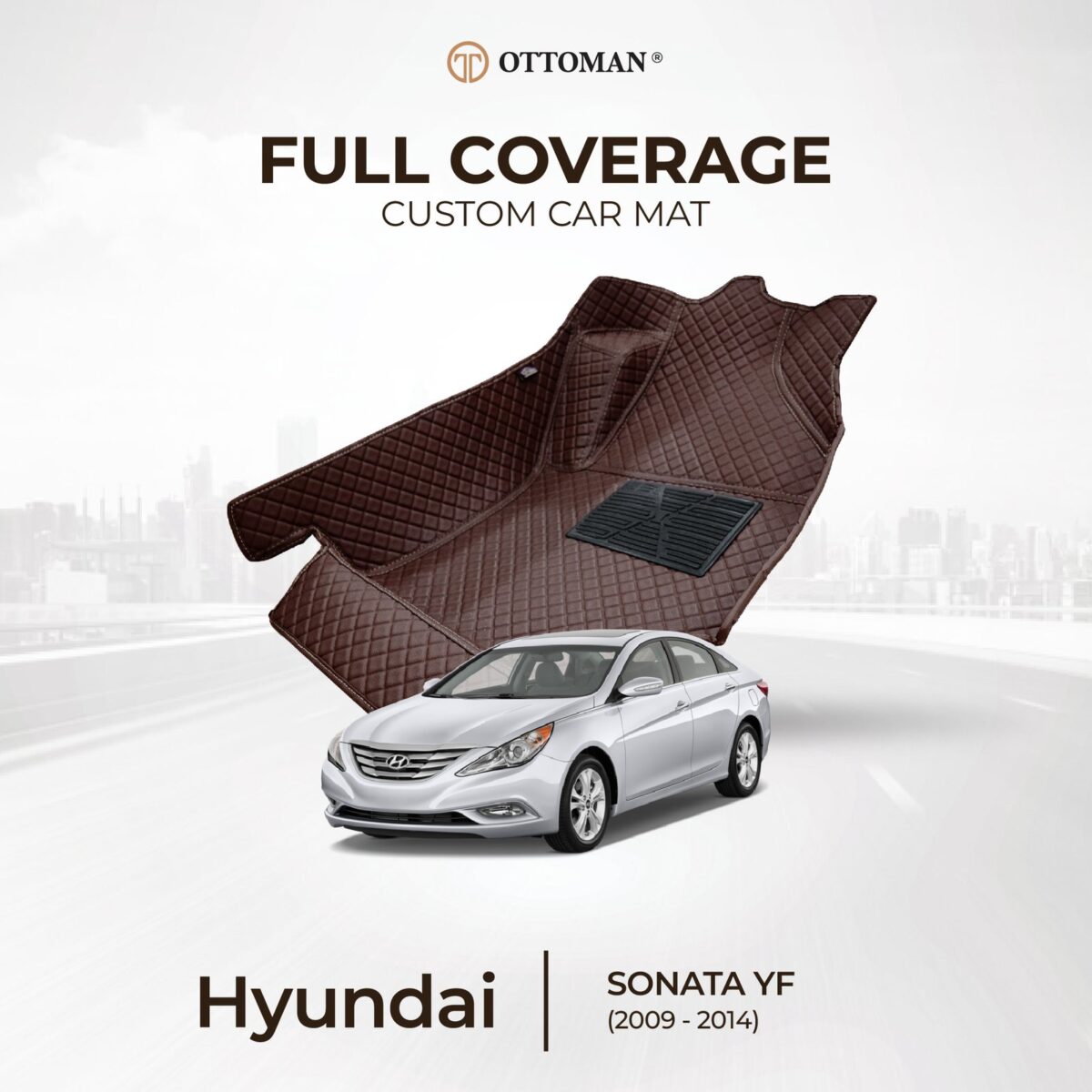 Hyundai Sonata YF (2009-2014) Ottoman Car Mat - Image 1