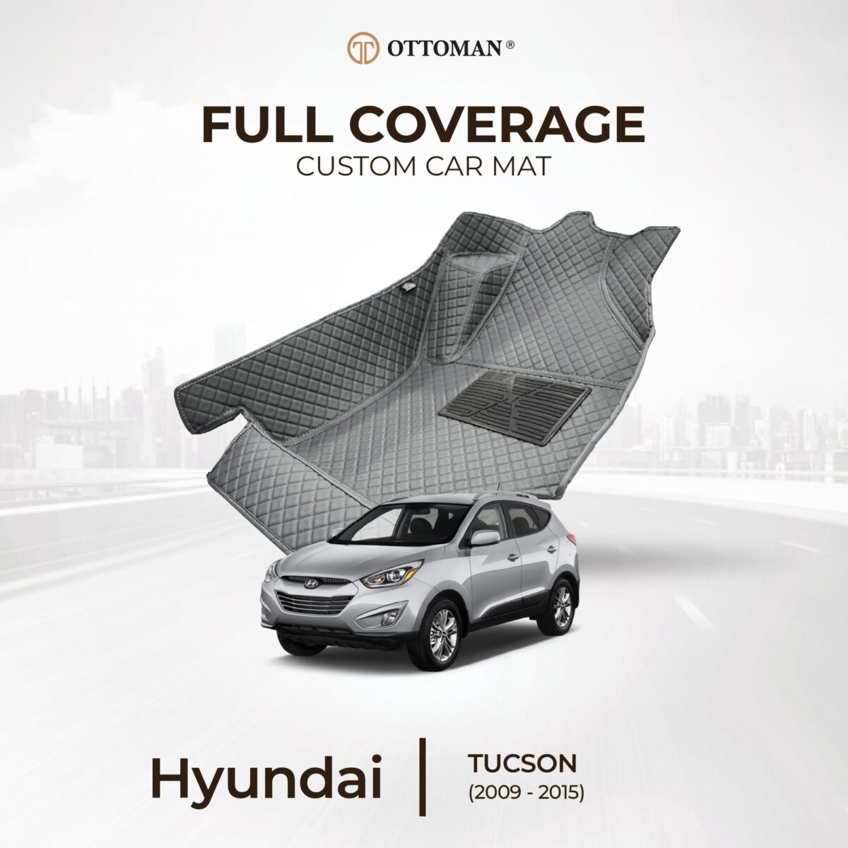 Hyundai Tucson (2009-2015) Ottoman Car Mat - Image 1