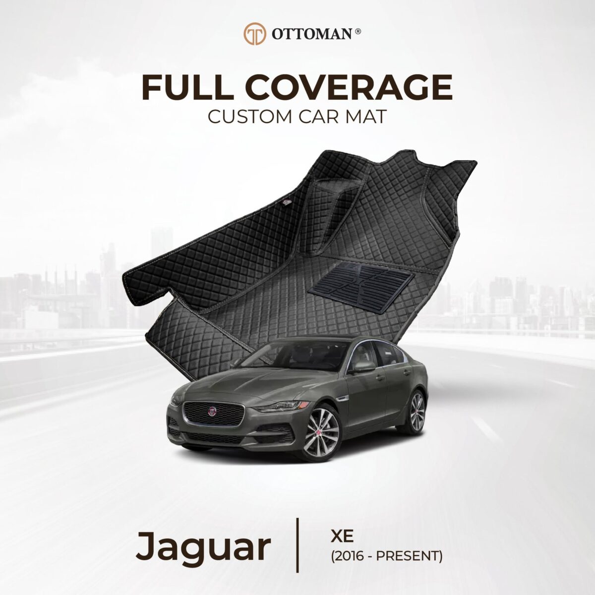 Jaguar XE X760 (2016-Present) Ottoman Car Mat - Image 1