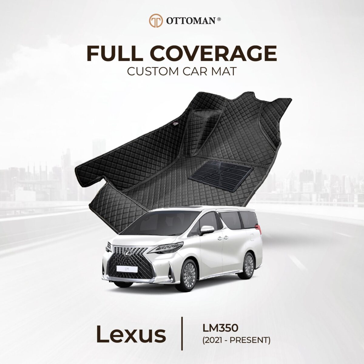 Lexus LM 350 (2021-Present) Ottoman Car Mat - Image 1
