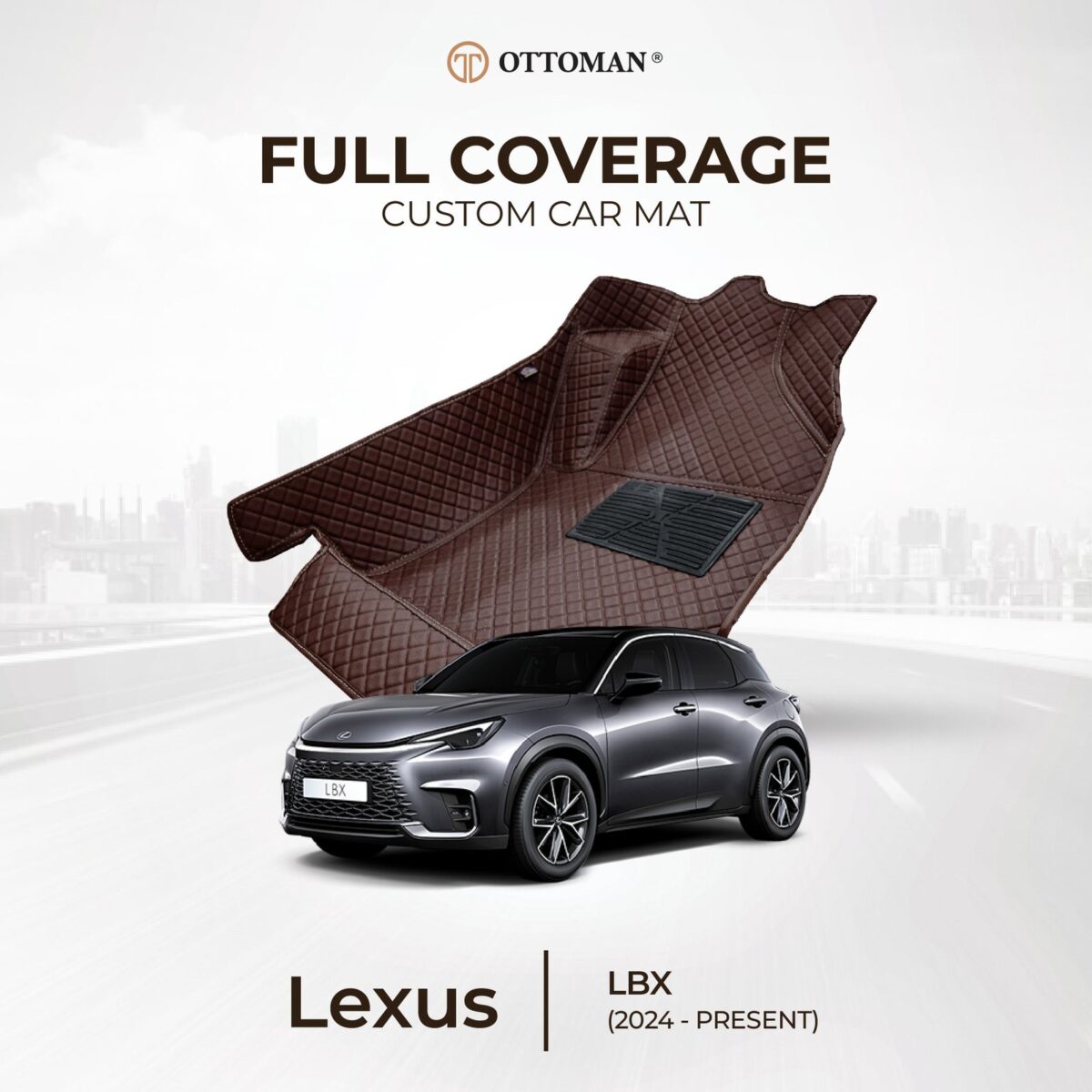 Lexus LBX (2024-Present) Ottoman Car Mat - Image 1