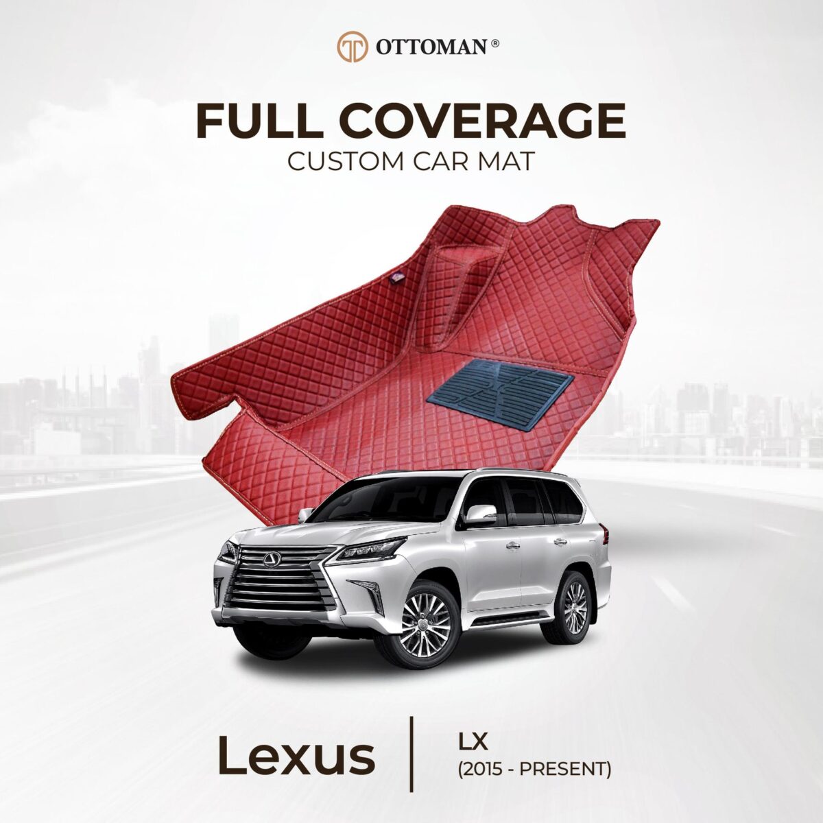 Lexus LX (2015-Present) Ottoman Car Mat - Image 1