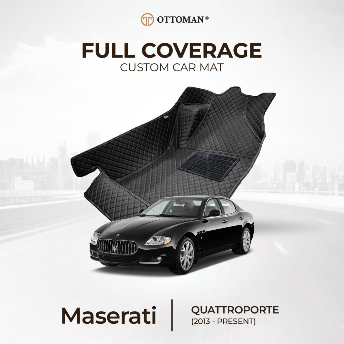 Maserati Quattroporte (2013-Present) Ottoman Car Mat - Image 1