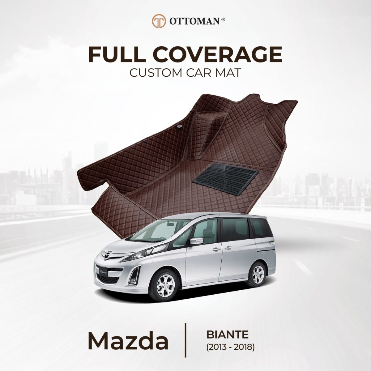 Mazda Biante (2013-2018) Ottoman Car Mat - Image 1