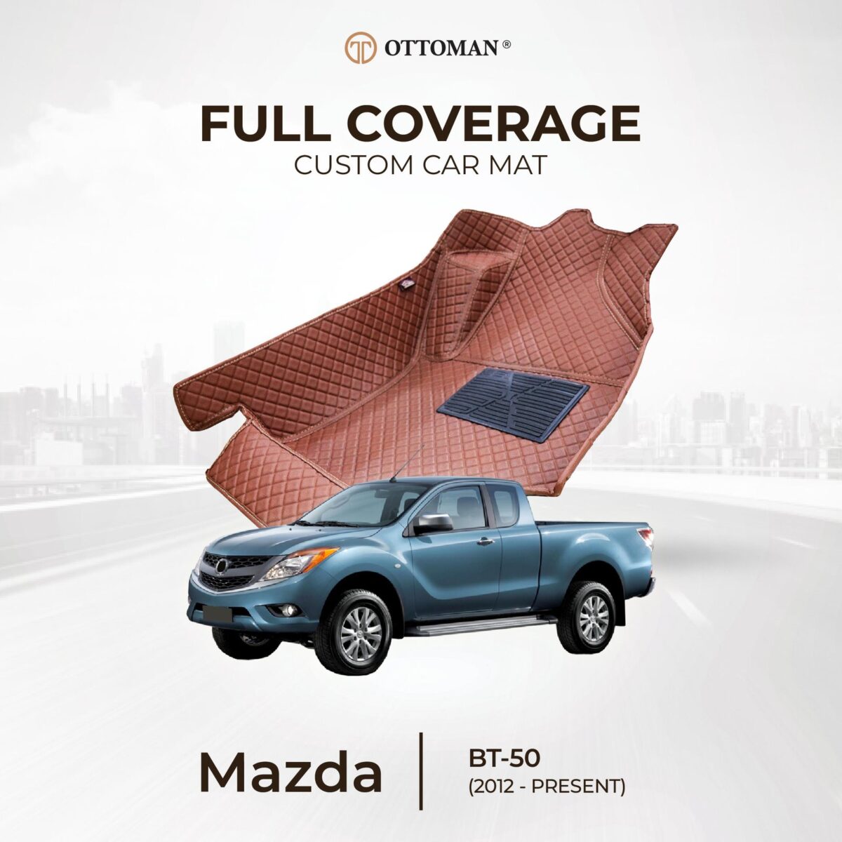 Mazda BT-50 (2012-Present) Ottoman Car Mat - Image 1