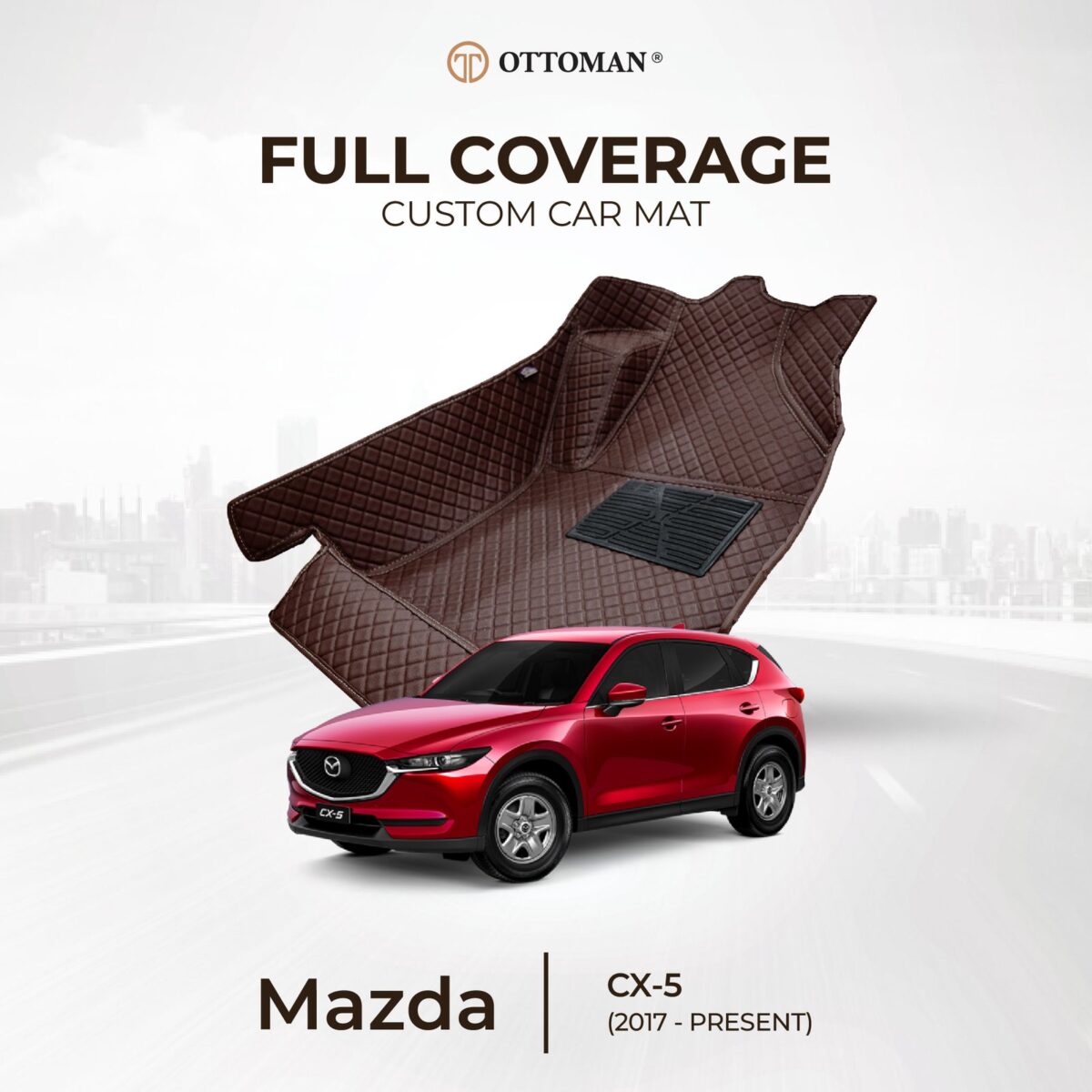 Mazda CX-5 (2017-Present) Ottoman Car Mat - Image 1