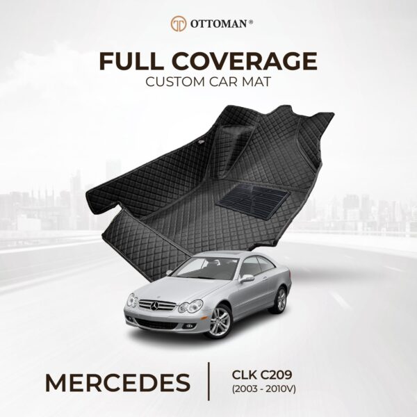 Mercedes Benz CLK C209 (2003-2010) Ottoman Car Mat