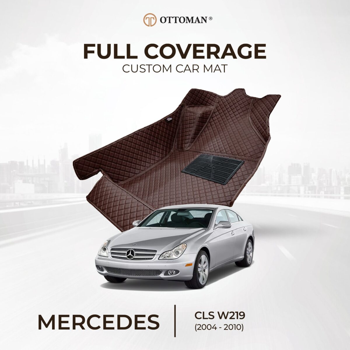 Mercedes Benz CLS W219 (2004-2010) Ottoman Car Mat - Image 1