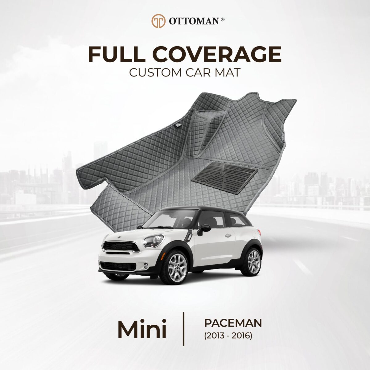 Mini Paceman (2013-2016) Ottoman Car Mat - Image 1