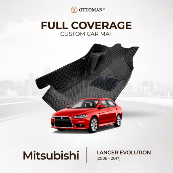 Mitsubishi Lancer Evolution (2008-2017) Ottoman Car Mat