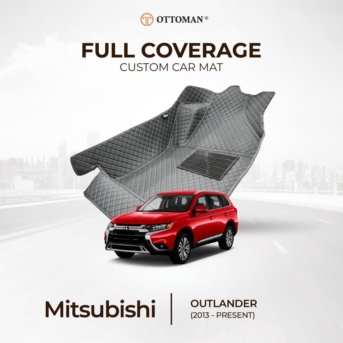 Mitsubishi Outlander (2013-Present) Ottoman Car Mat - Image 1