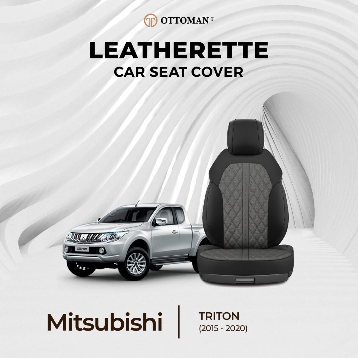 Mitsubishi Triton (2015-2020) Ottoman Seat Cover - Image 1