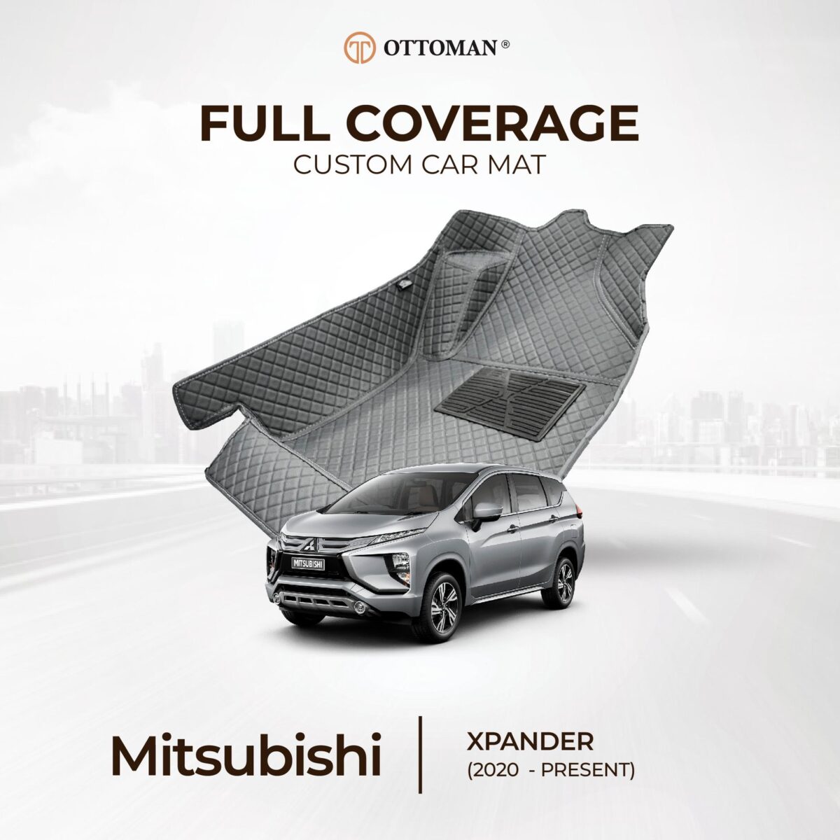 Mitsubishi Xpander (2020-Present) Ottoman Car Mat - Image 1