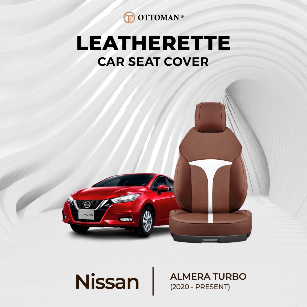 Nissan Almera Turbo (2020-Present) Ottoman Seat Cover - Image 1