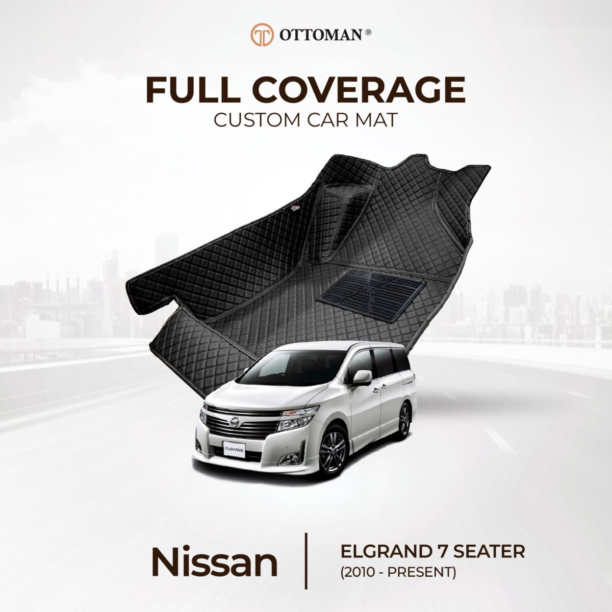 Nissan Elgrand (2010-Present) Ottoman Car Mat - Image 1