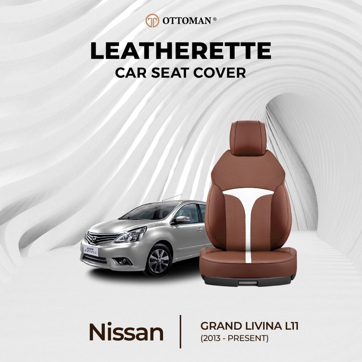 Nissan Grand Livina L11 (2013-Present) Ottoman Seat Cover - Image 1