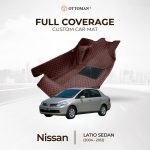 Nissan Latio Sedan/Hatchback (2004-2012) Ottoman Car Mat