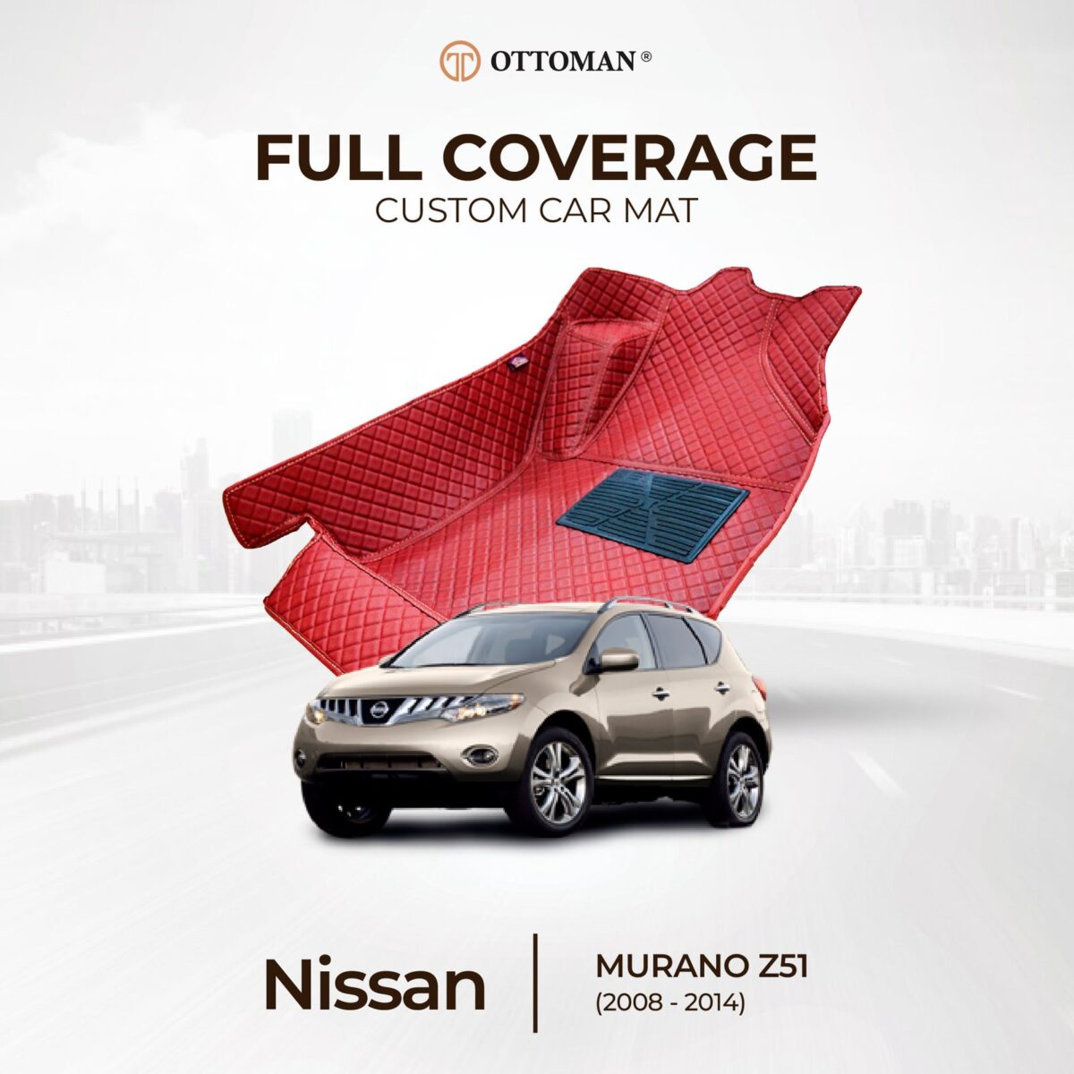 Nissan Murano Z51 (2008-2014) Ottoman Car Mat - Image 1