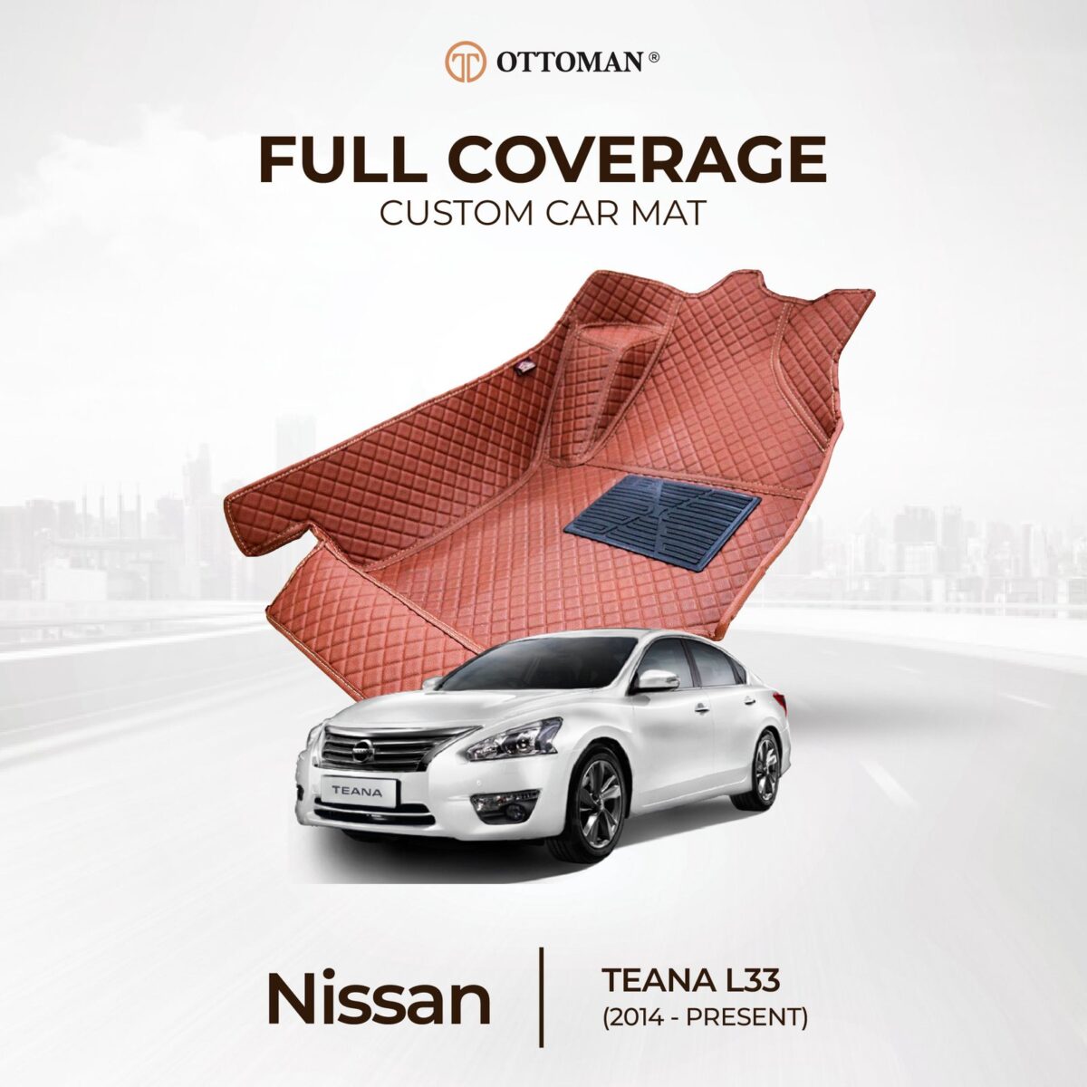 Nissan Teana L33 (2014-Present) Ottoman Car Mat - Image 1