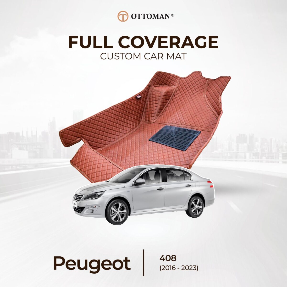Peugeot 408 (2016-2023) Ottoman Car Mat - Image 1