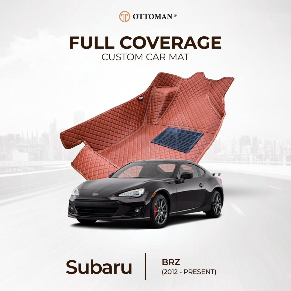 Subaru BRZ (2012-Present) Ottoman Car Mat - Image 1