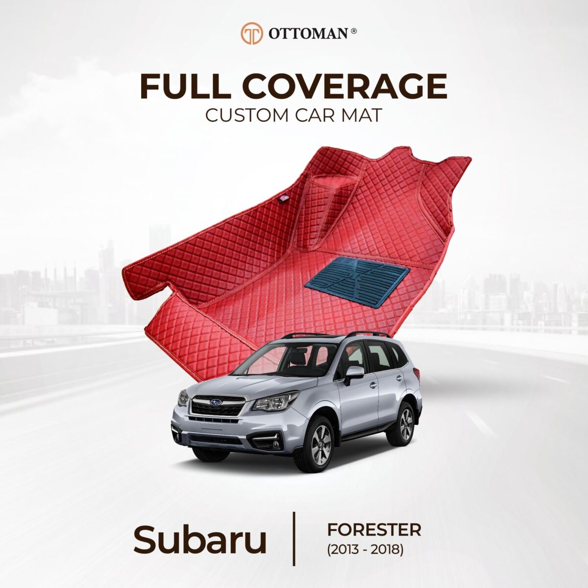 Subaru Forester (2013-2018) Ottoman Car Mat - Image 1