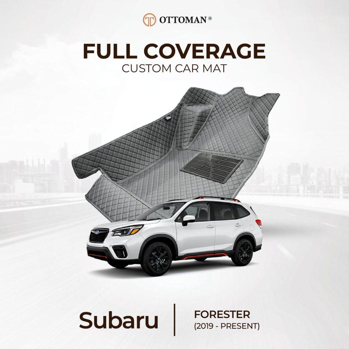 Subaru Forester (2019-Present) Ottoman Car Mat - Image 1
