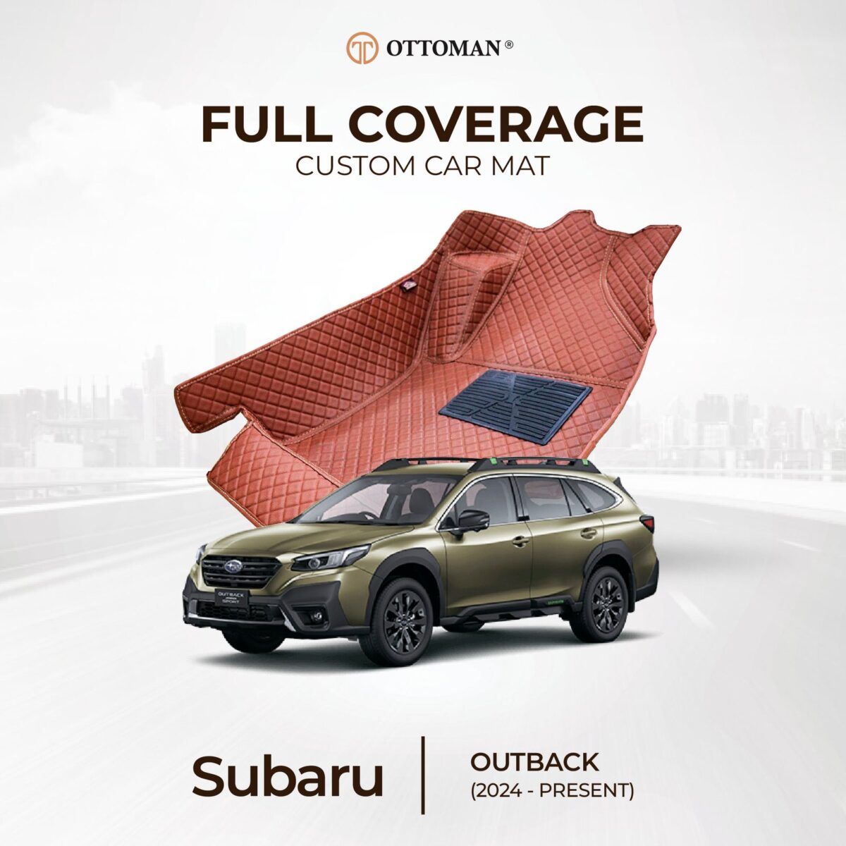 Subaru Outback (2024-Present) Ottoman Car Mat - Image 1