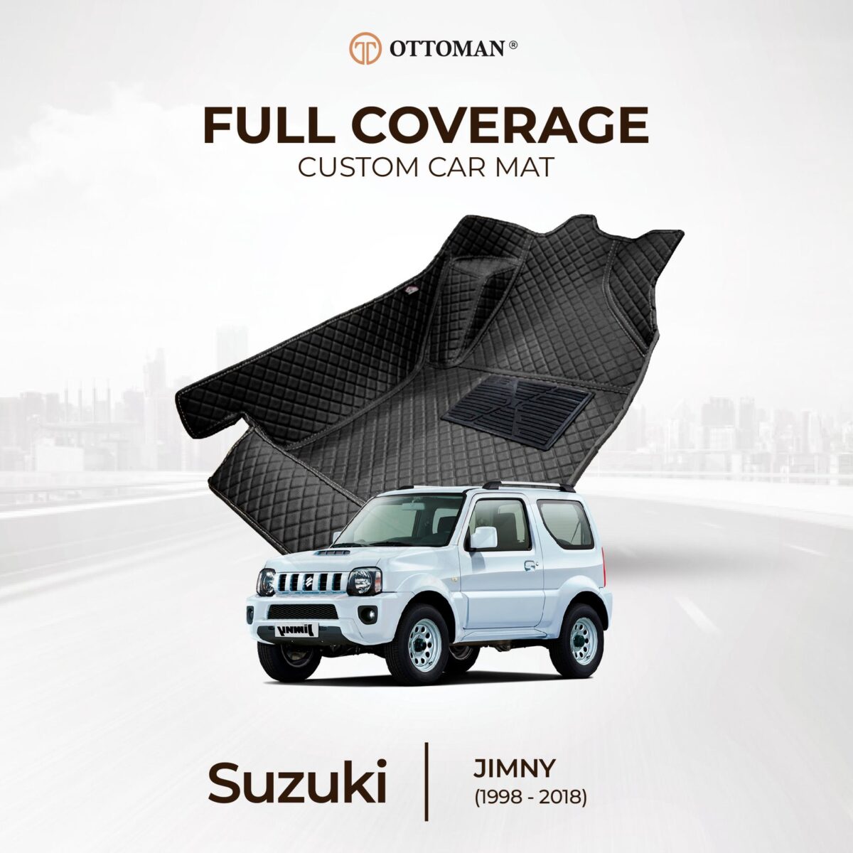 Suzuki Jimny (1998-2018) Ottoman Car Mat - Image 1