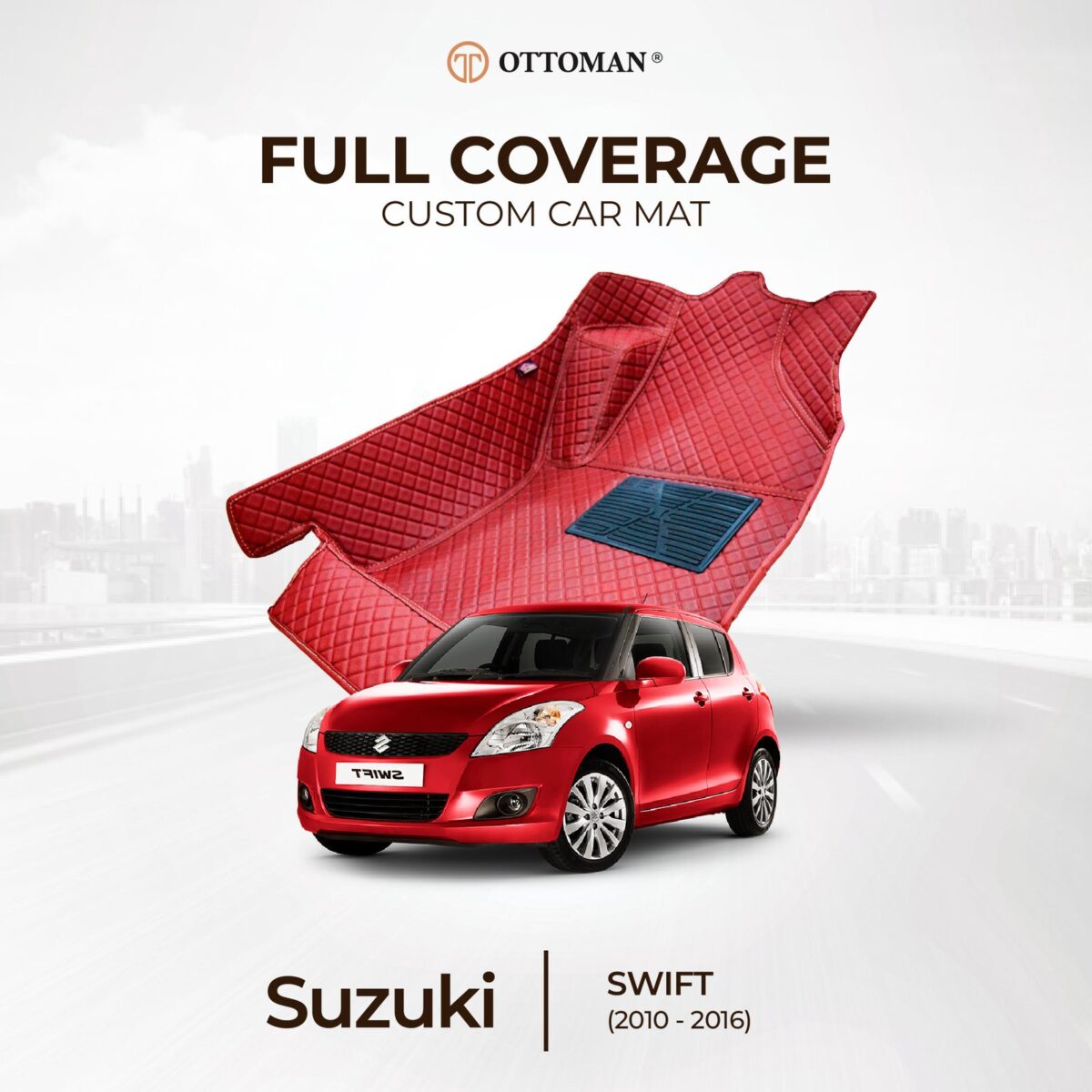 Suzuki Swift (2010-2016) Ottoman Car Mat - Image 1