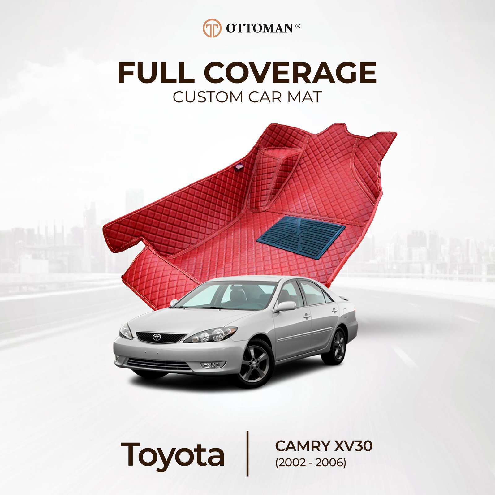 TOYOTA-07.jpg Toyota Camry XV30 (2002-2006) Ottoman Car Mat - Image 1