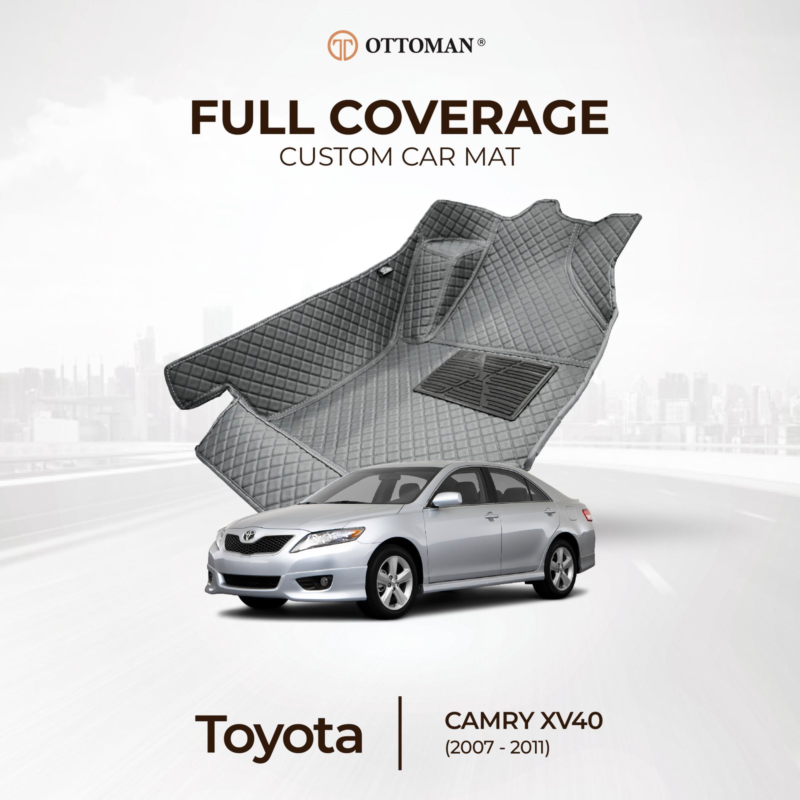 TOYOTA-08.jpg Toyota Camry XV40 (2007-2011) Ottoman Car Mat - Image 1