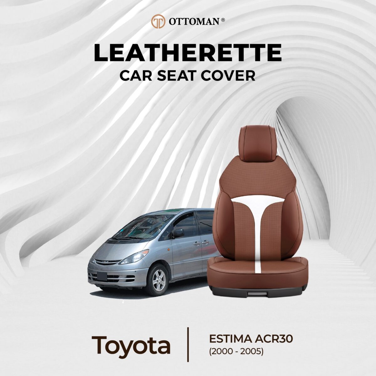 Toyota Estima ACR30 (2000-2005) Ottoman Seat Cover - Image 1