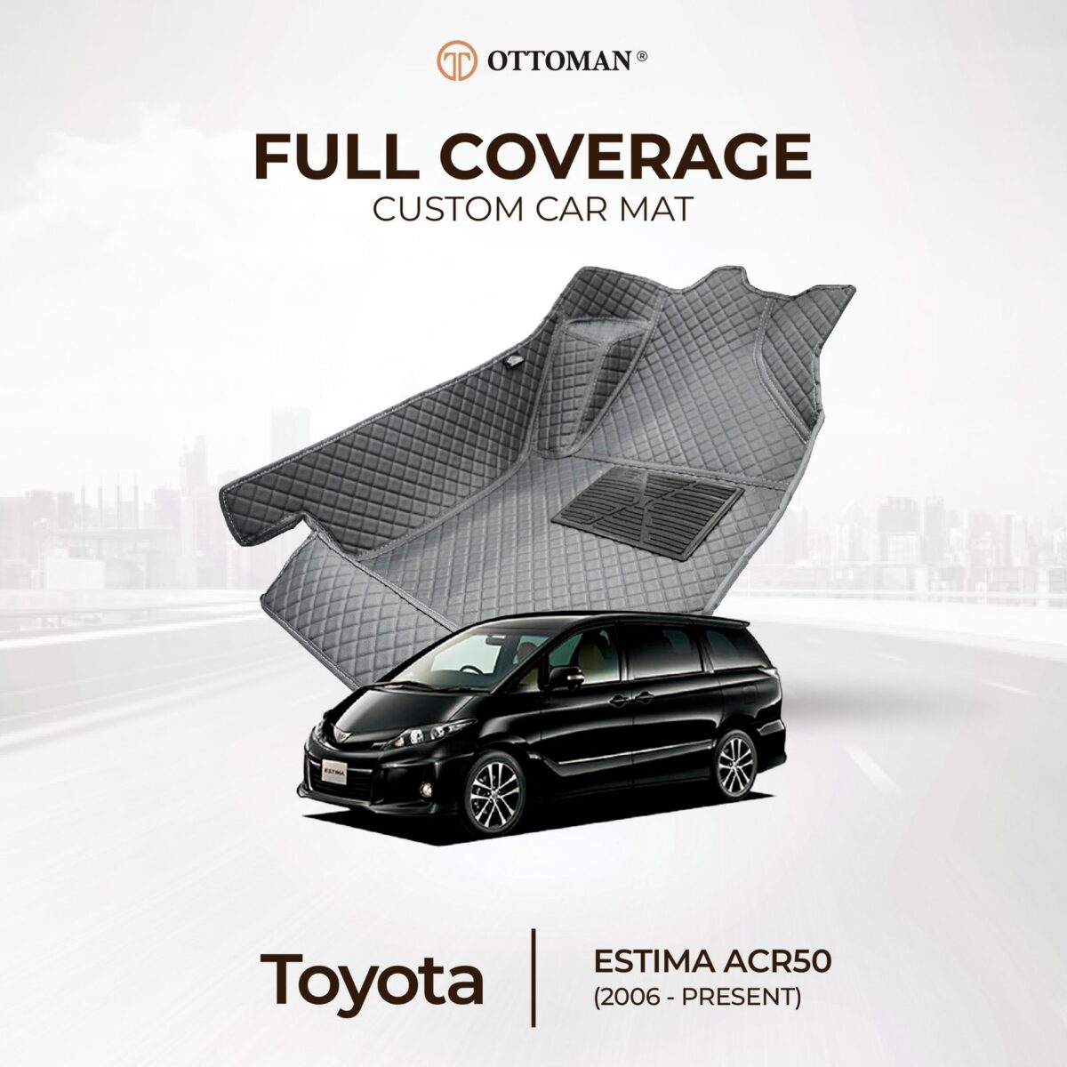 Toyota Estima ACR50 (2006-Present) Ottoman Car Mat - Image 1