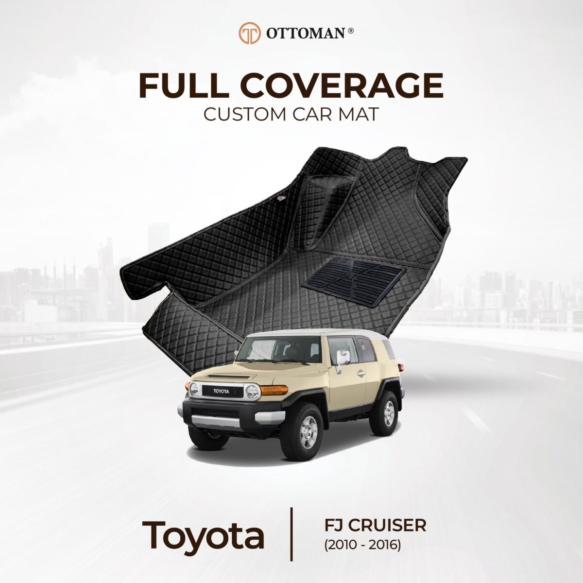 Toyota FJ CRUISER (2010-2016) Ottoman Car Mat - Image 1