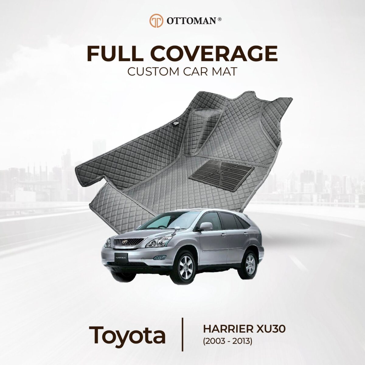 Toyota Harrier XU30 (2003-2013) Ottoman Car Mat - Image 1