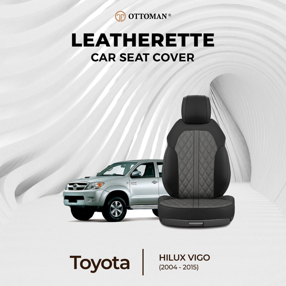 Toyota Hilux Vigo (2004-2015) Ottoman Seat Cover - Image 1