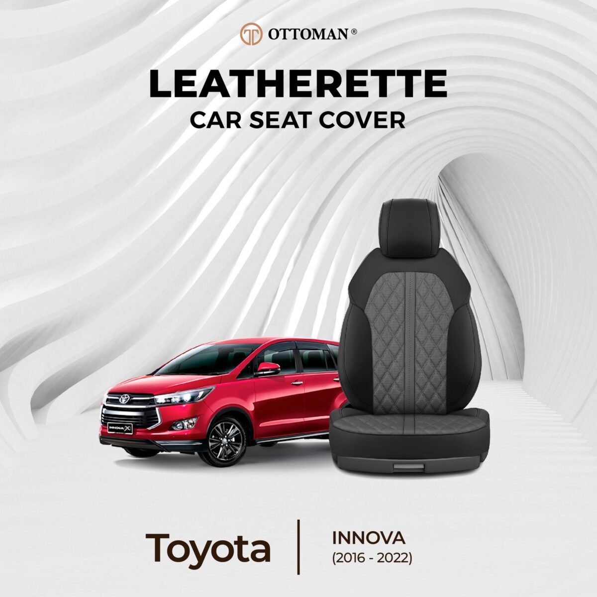 Toyota Innova (2016-2022) Ottoman Seat Cover - Image 1