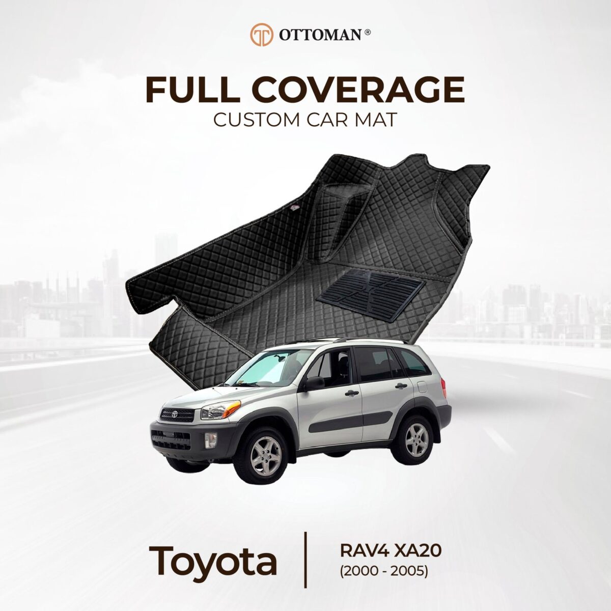 Toyota Rav 4 XA20 (2000-2005) Ottoman Car Mat - Image 1