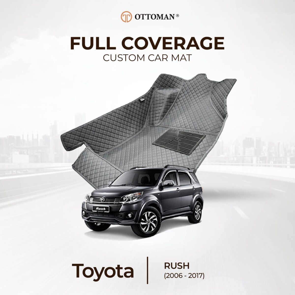 Toyota Rush (2006-2017) Ottoman Car Mat - Image 1