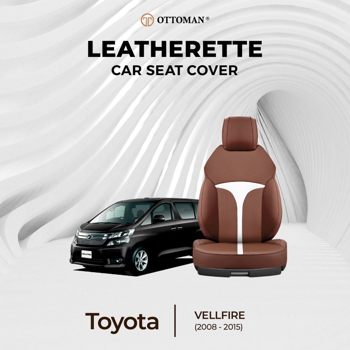 Toyota Vellfire (2008-2015) Ottoman Seat Cover - Image 1