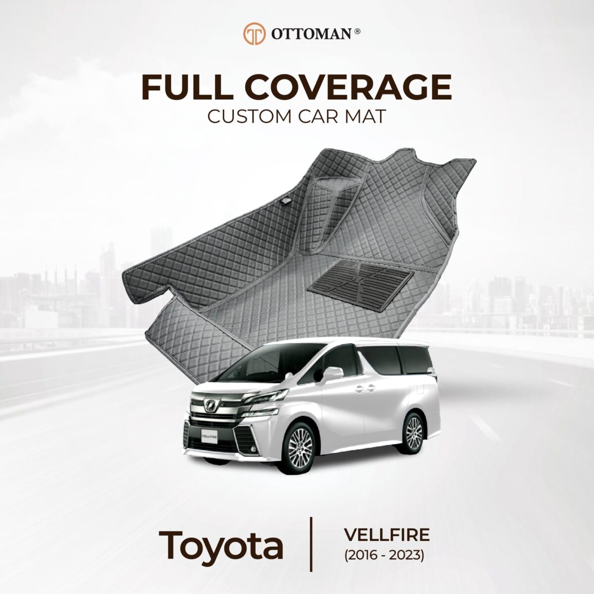 Toyota Vellfire (2016-2023) Ottoman Car Mat - Image 1